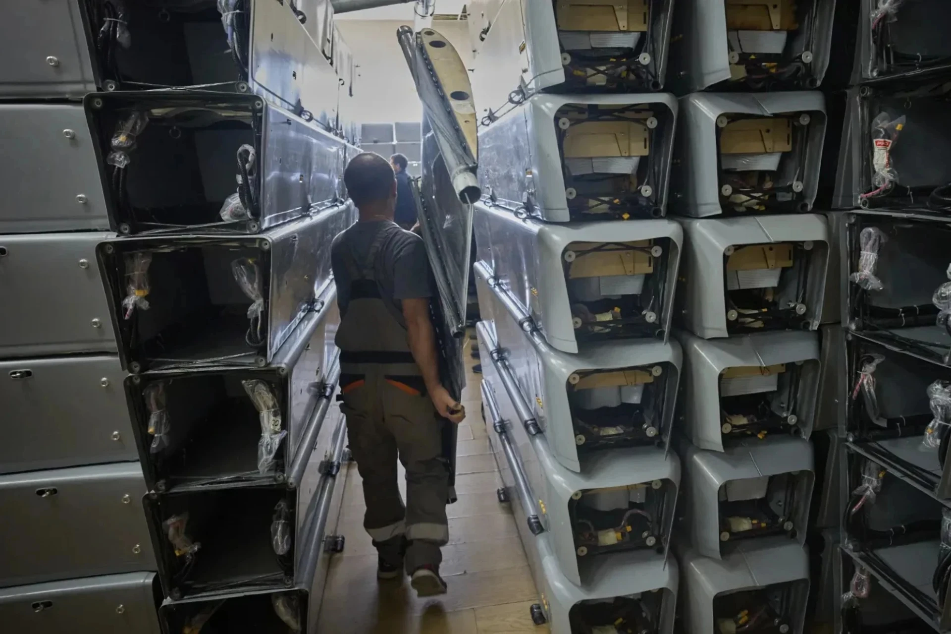 FP-1 drones being produced