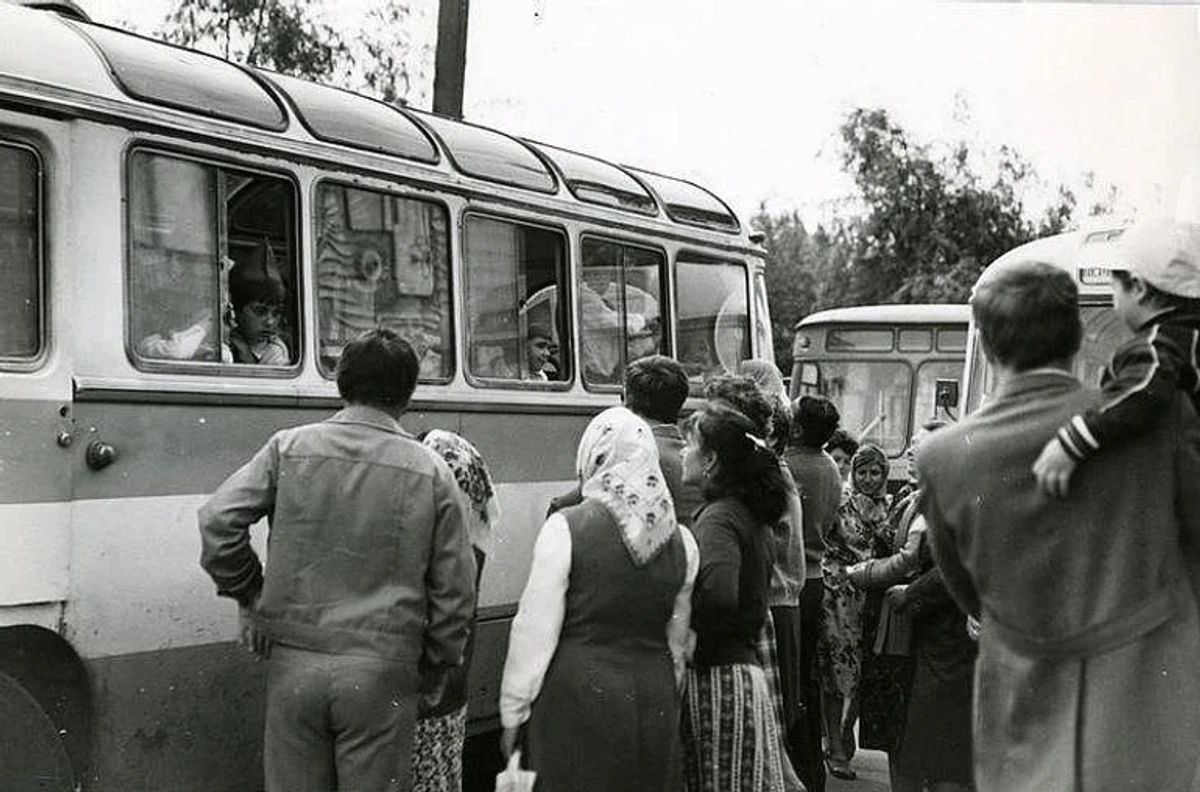 Evacuation of children from Prypiat