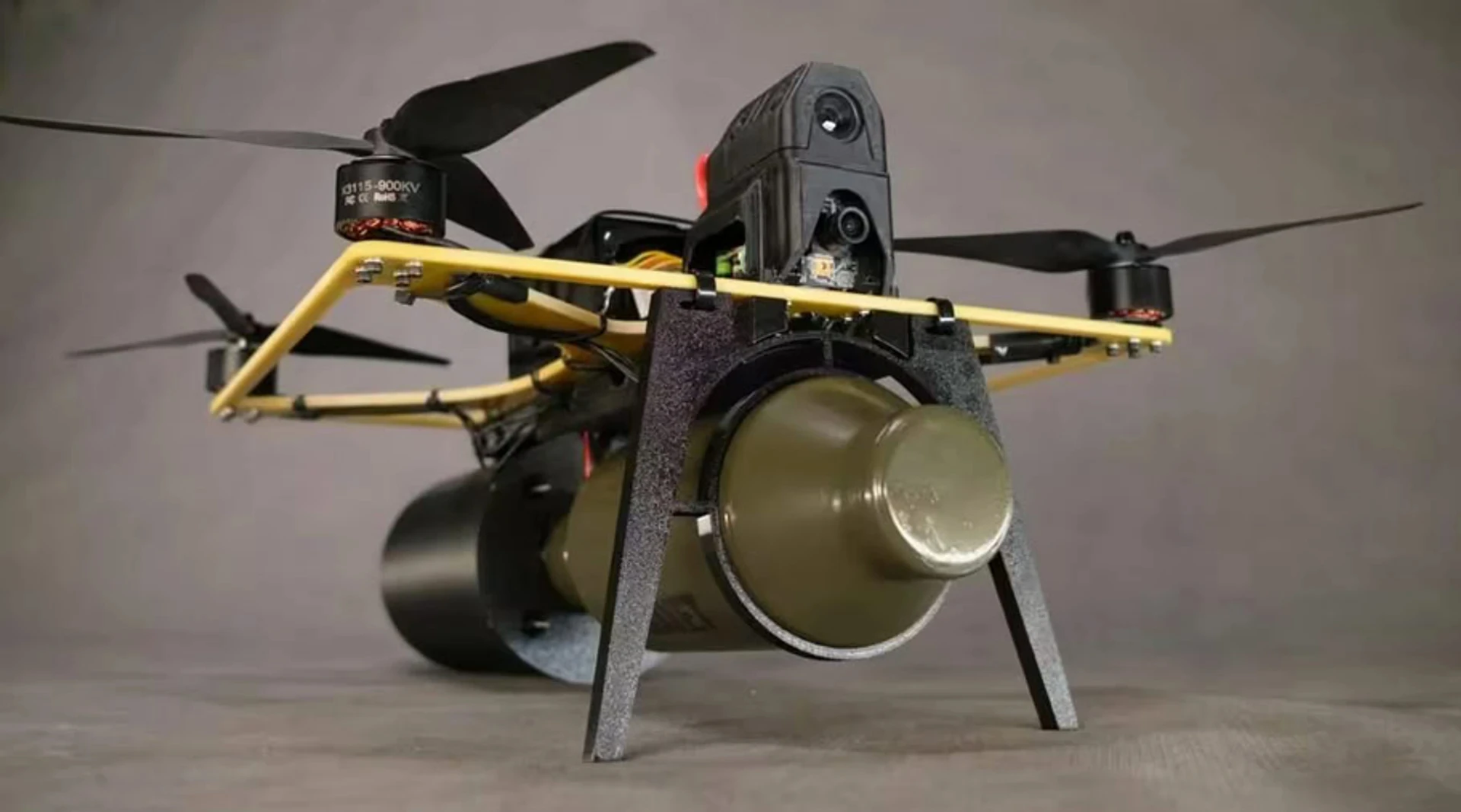 Russian fibre-optic drone Knyaz Vandal