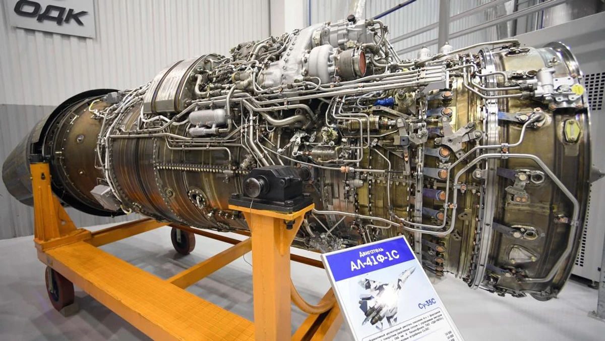 A Russian AL-41F-1 engine.