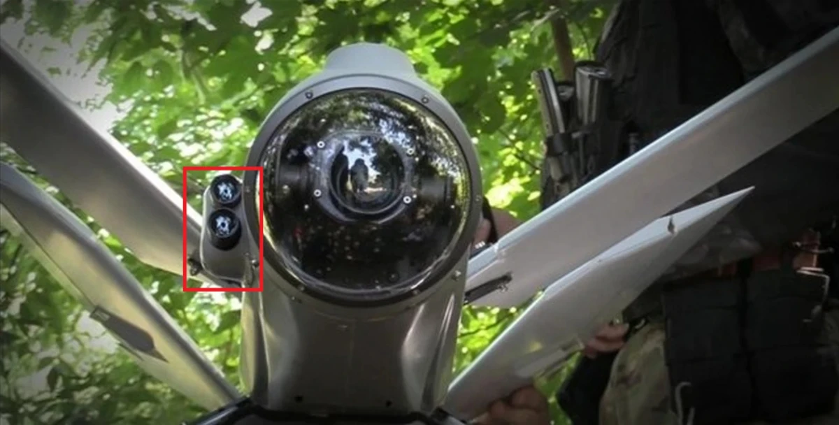 The LiDAR sensor on a Lancet