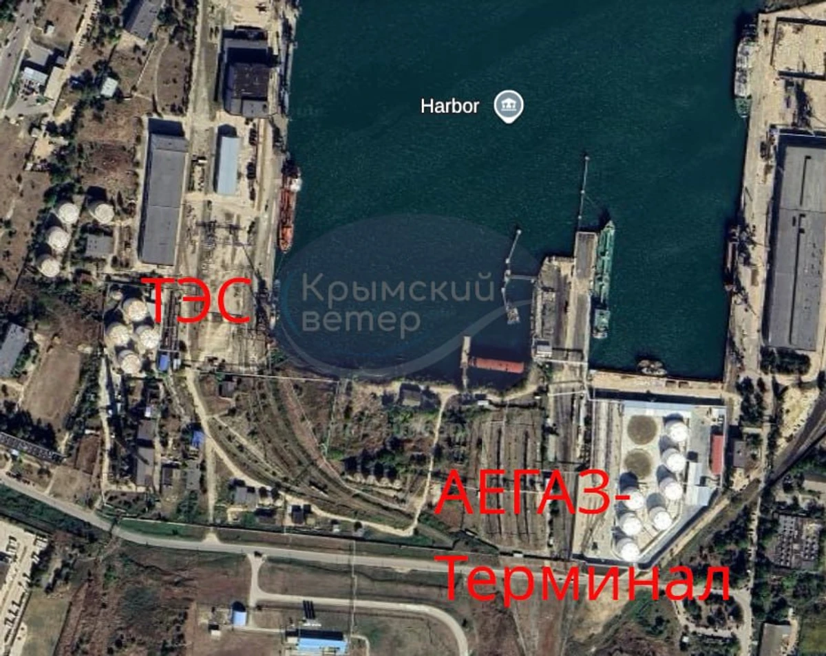 The satellite images.