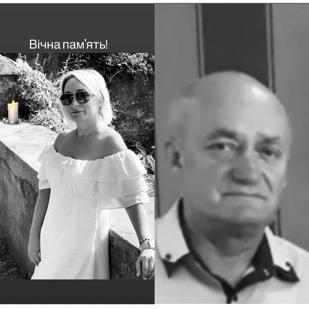 Oksana Tsiapalo and Ihor Nespliak.