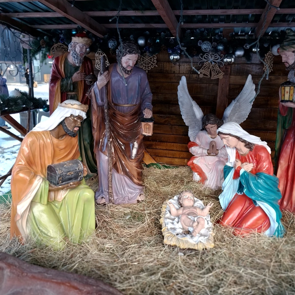 Вертеп на площі героїв УПА в Бурштині