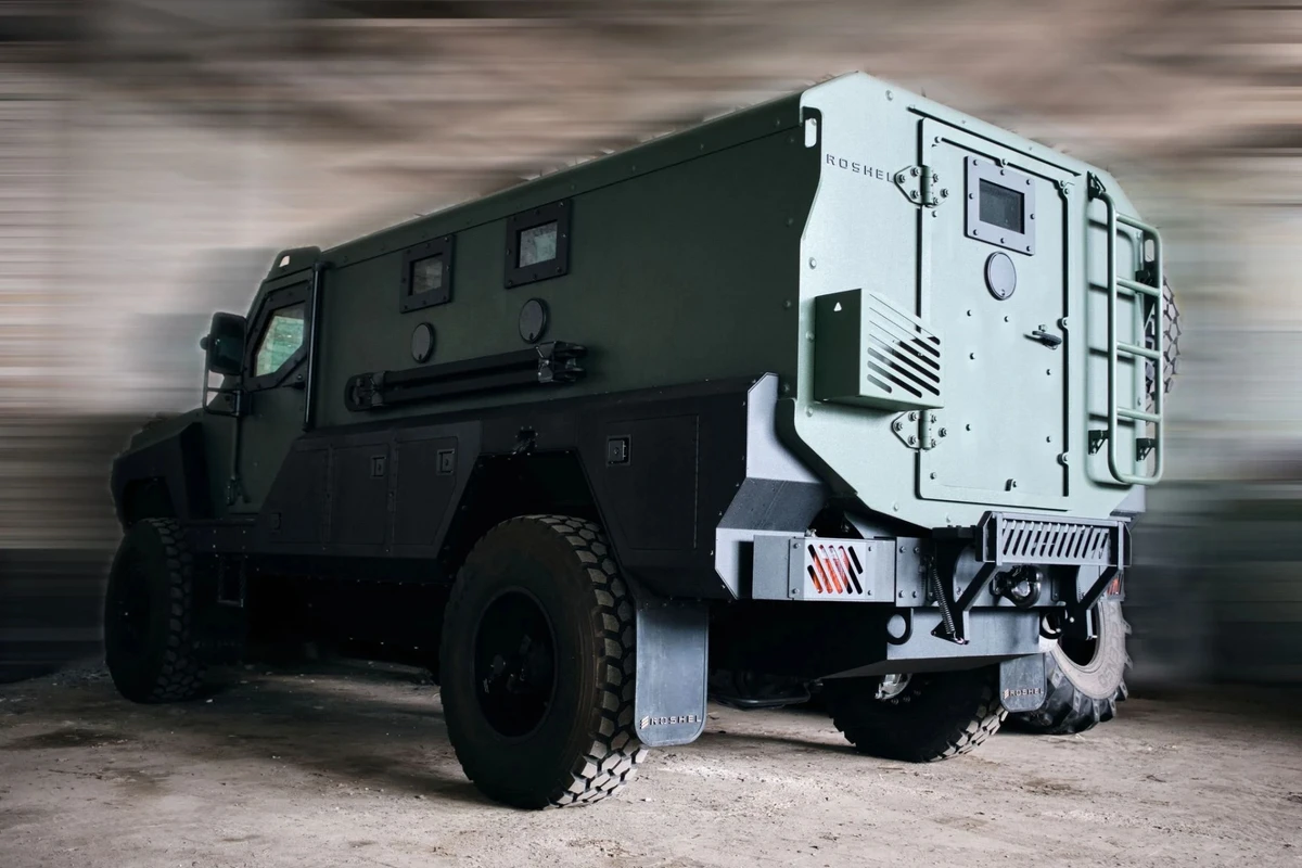 A Roshel Senator vehicle
