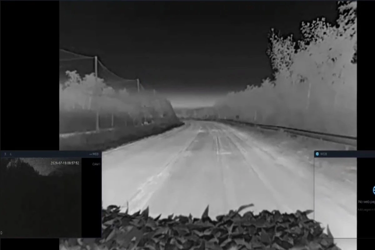 View from the NetView Thermal camera.