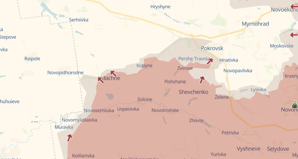 Screenshot:  DeepState