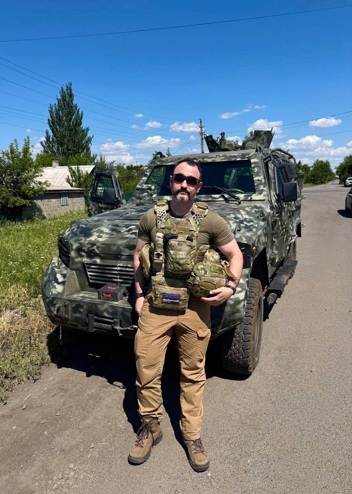 Майкл Кофман в районе Доброполья, июль 2025-го