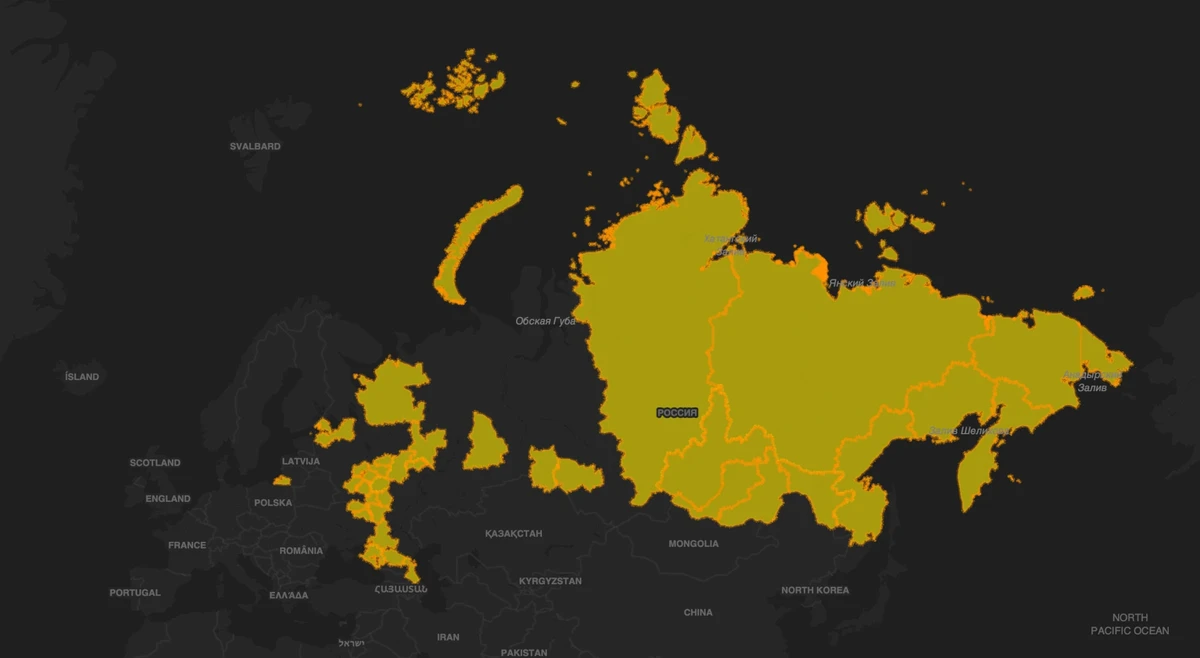 Regions of Russia where fuel supply disruptions have been recorded.