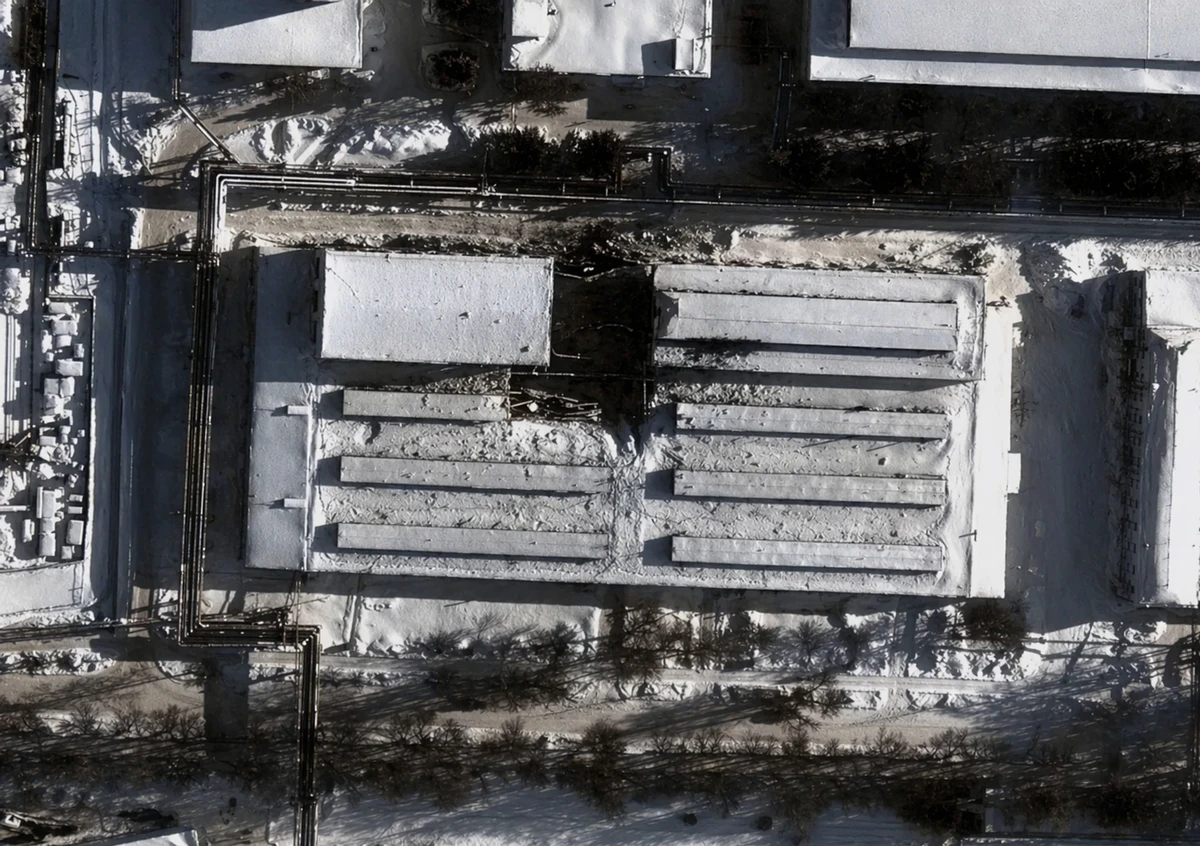 Images of the damaged workshop at the Votkinsk plant (slightly enhanced using AI).