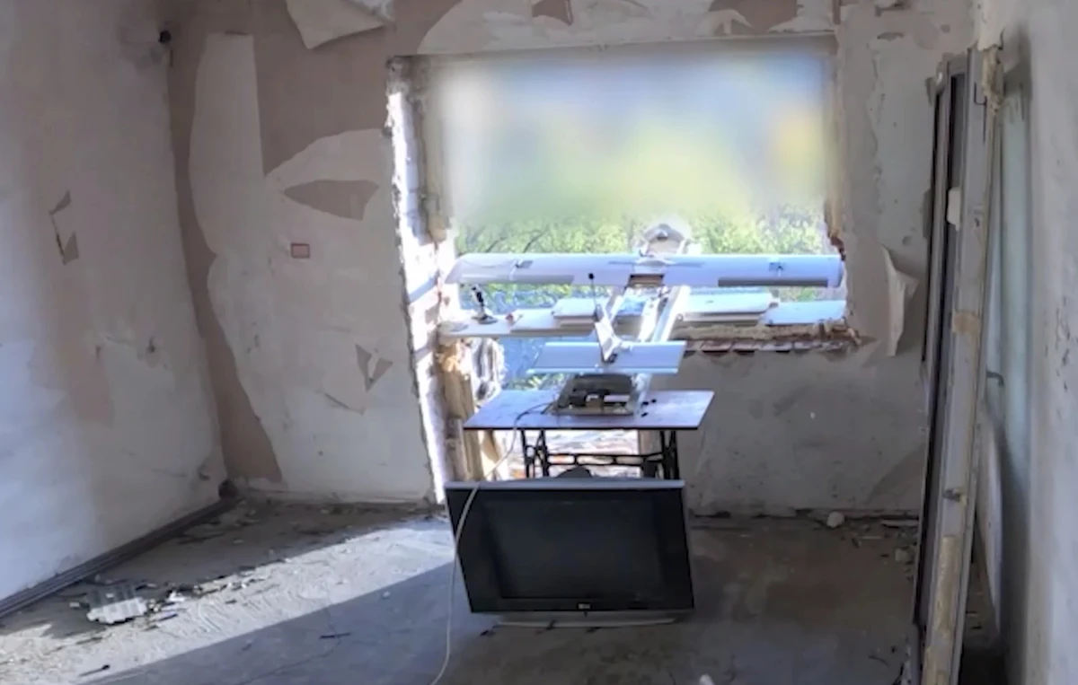 A Molniya launch site right inside an apartment block