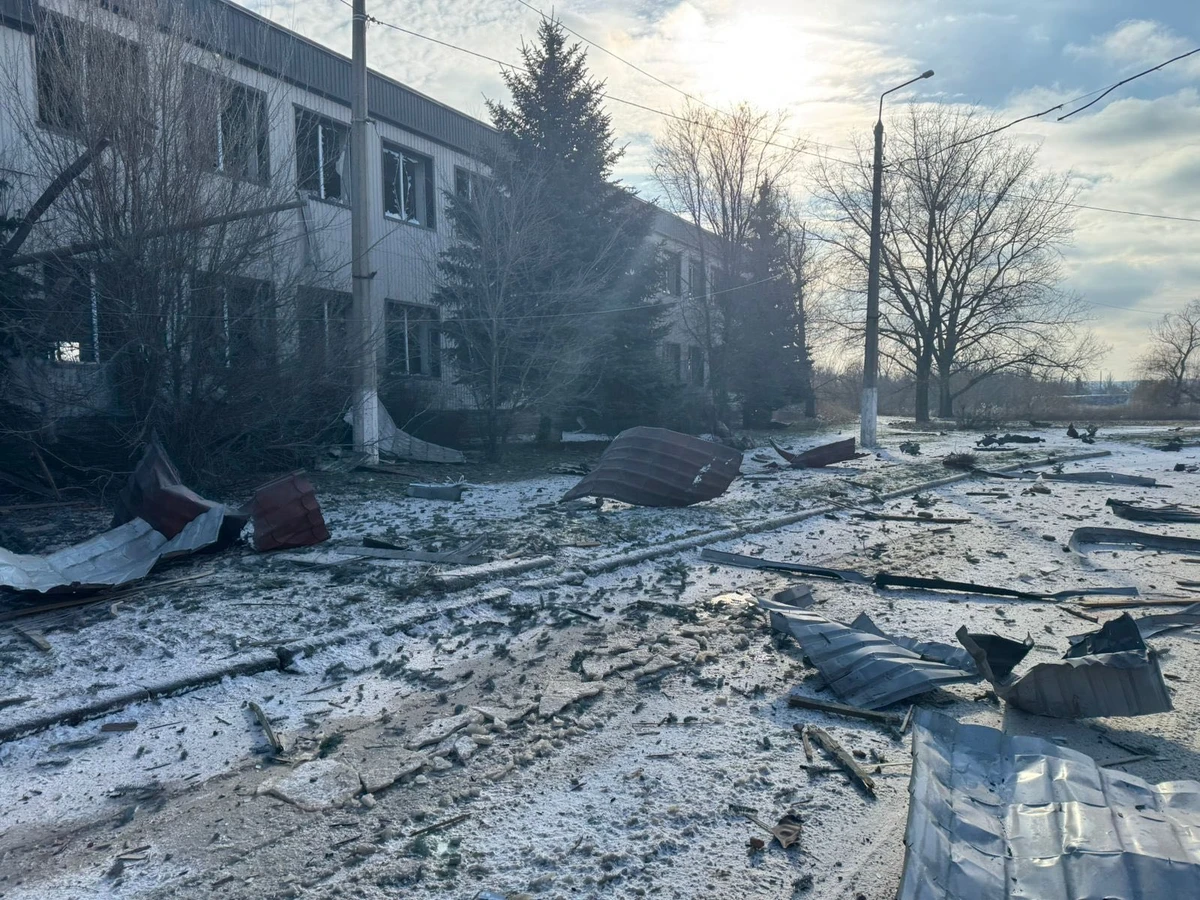 The aftermath of the attack.