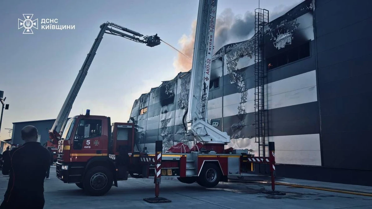пожежа на Київщині, фото ДСНС