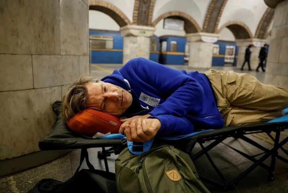 Ніколай Костер-Валдау у київському метро