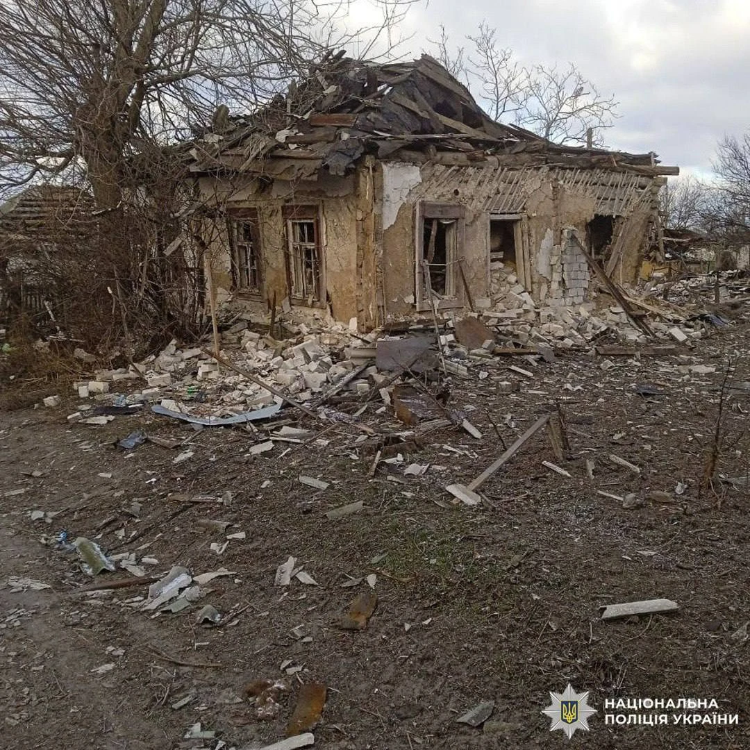 The aftermath of the attack.