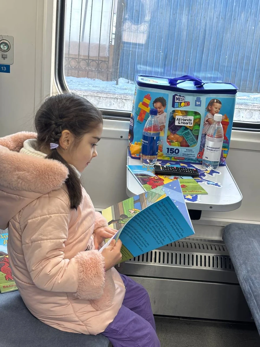 Вагон незламності на Київщині, фото: Укрзалізниця