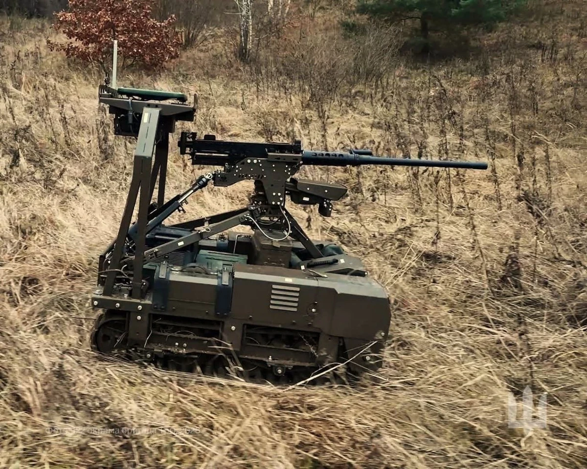 A combat ground robotic system in service with the Armed Forces of Ukraine.