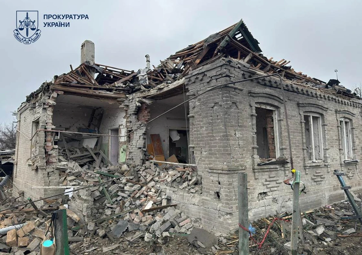 The aftermath of the attack.