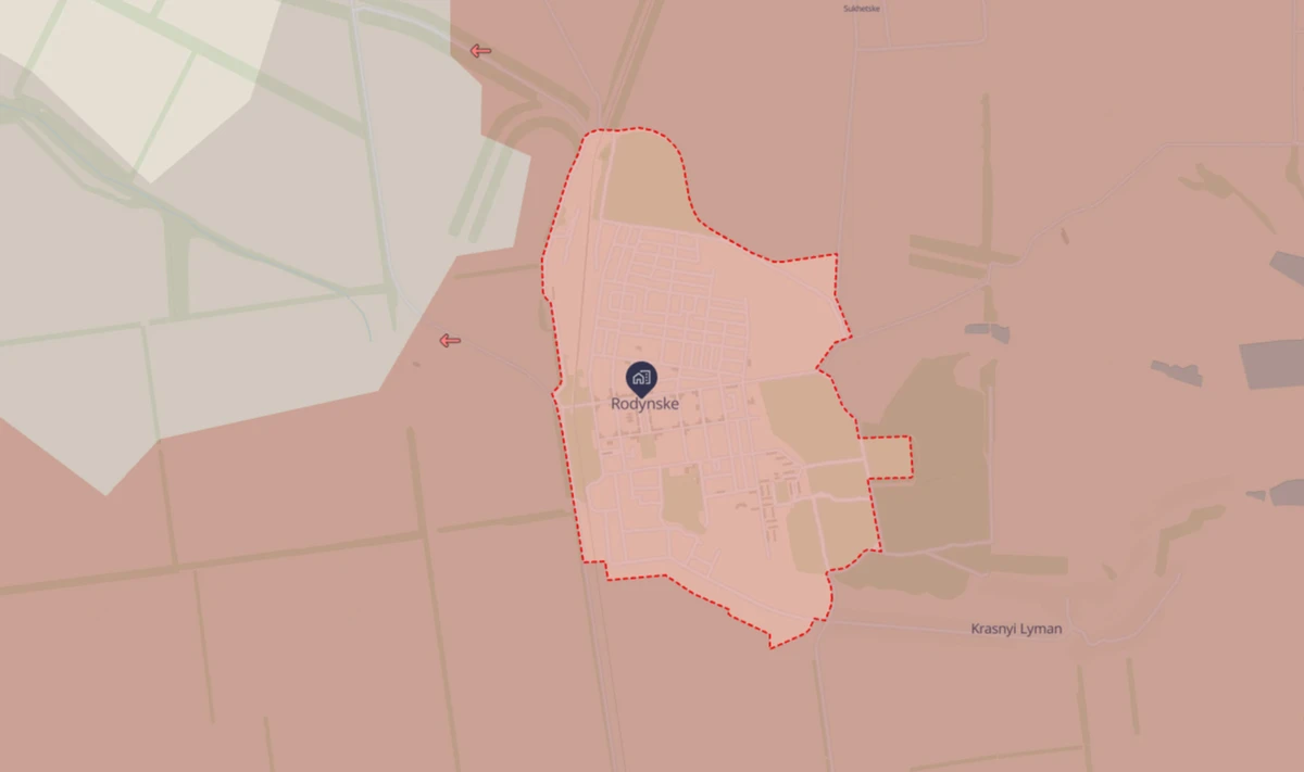 Situation in Rodynske as of 22 August