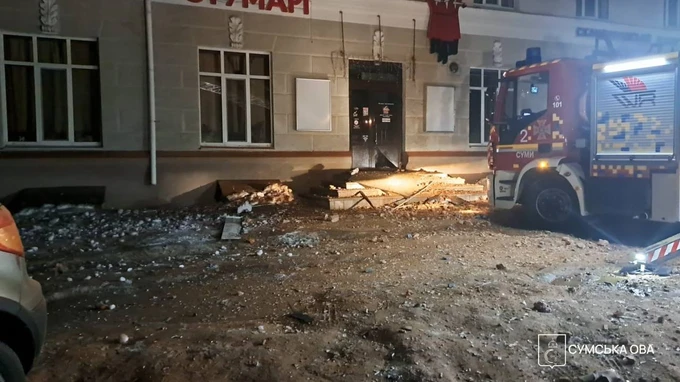 Affected building