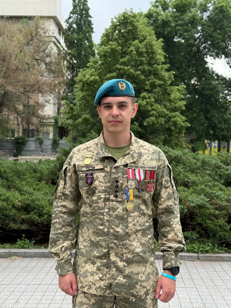 Бывший исполняющий обязанности начальника разведки 501-го батальона морской пехоты Руслан Орин с позывным Орион