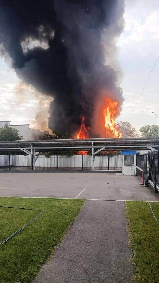 Russia has hit the Kyivhuma plant