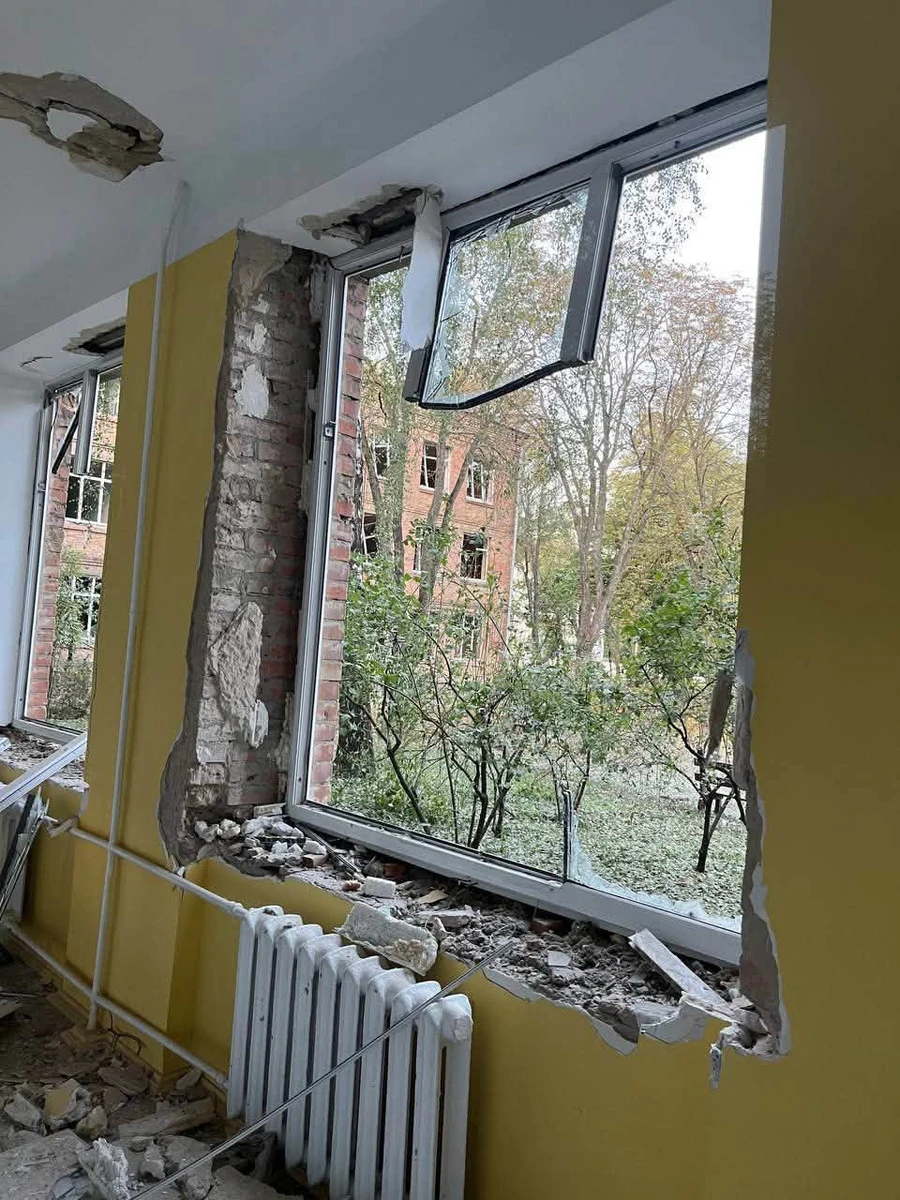 The aftermath of the Russian attack