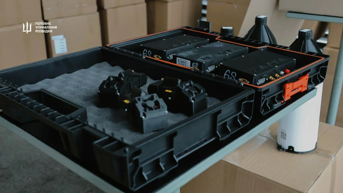 A batch of Ukrainian drones donated by Ukrainian band Okean Elzy.