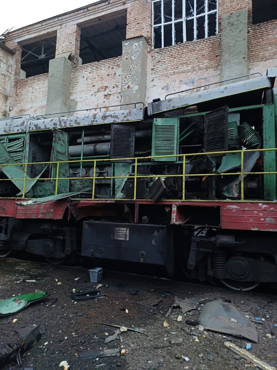 Aftermath of the Russian attack. Photo: Kuleba on Facebook