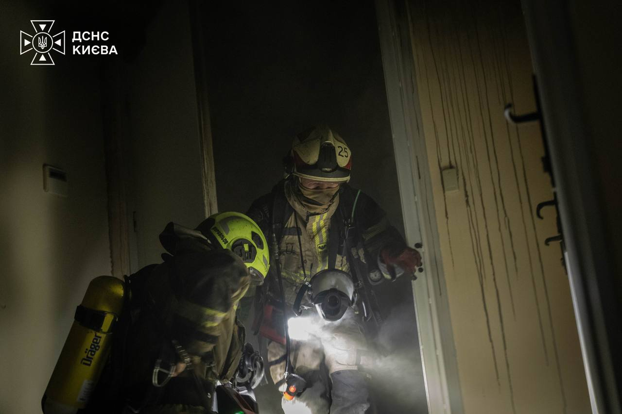 Firefighters Photo: State Emergency Service of Ukraine in Kyiv
