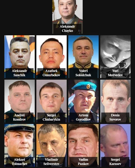 ідентифіковані командири, скріншот із публікації The Sunday Times