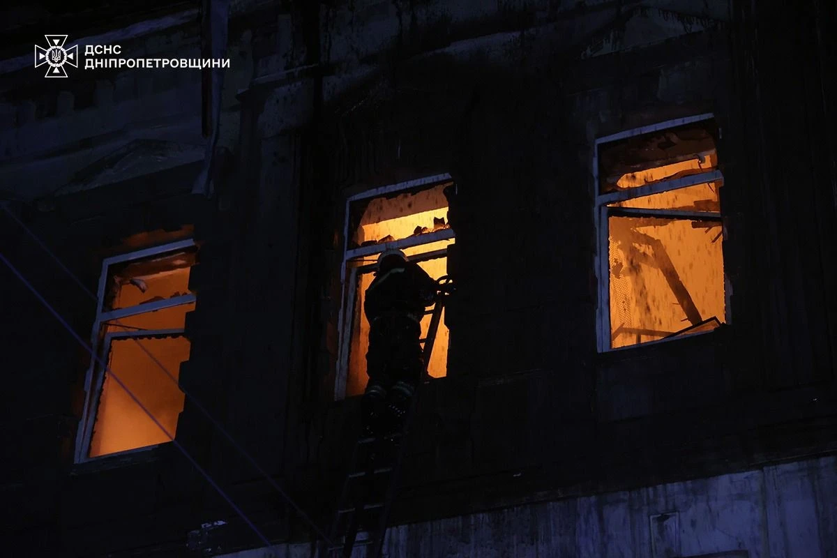 First responders deal with the aftermath of the attack.