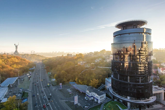Бизнес-центр, в котором располагался офис Дениса Комарницкого