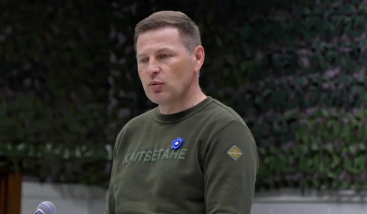 Estonian Defence Minister Hanno Pevkur