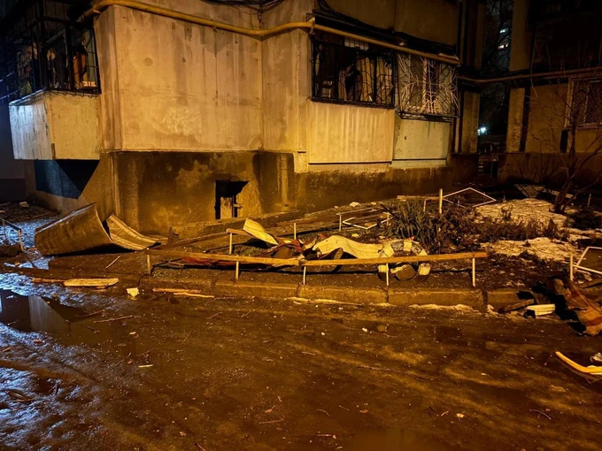 The scene of the attack