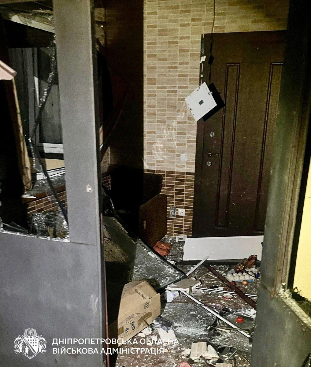 Damage caused by the Russian attack