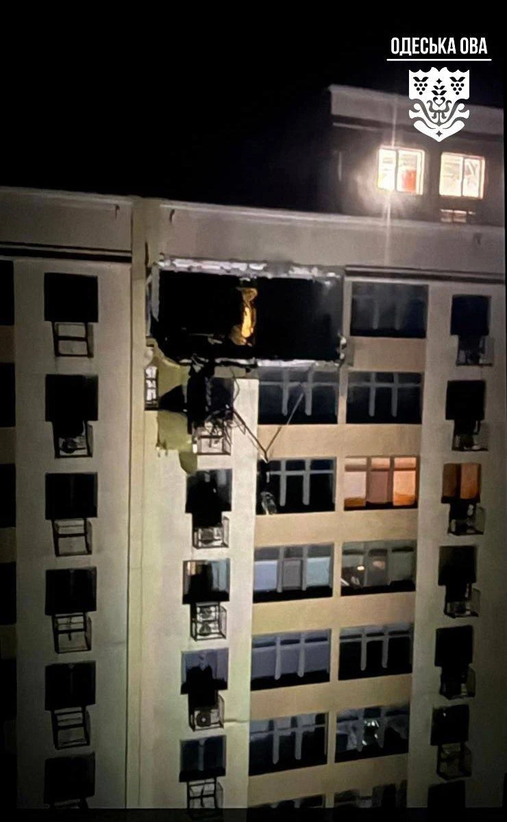 Consequences of the Russian attack on Odesa on the night of January 19. Photo of Odesa OVA