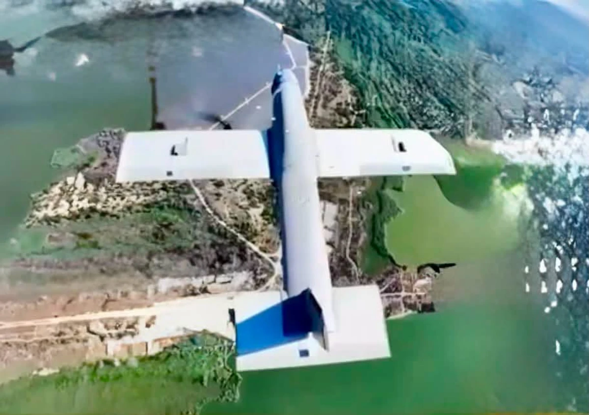 The AI-enabled autonomous variant of the Russian Molniya UAV.