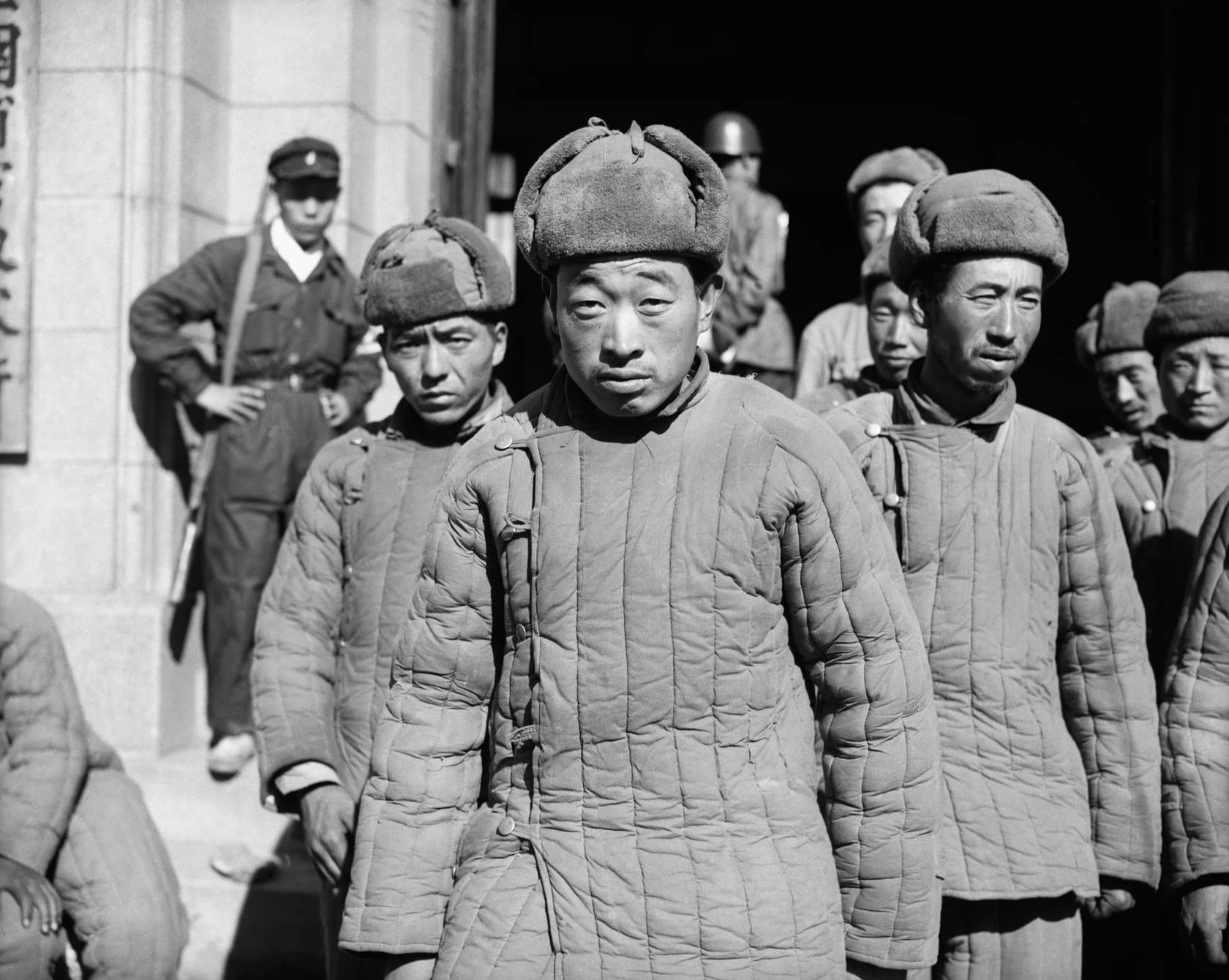 Китайські військовополонені під час Корейської війни, 4 листопада 1950 року