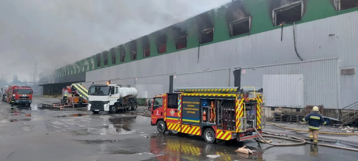 Aftermath of Russian attack.