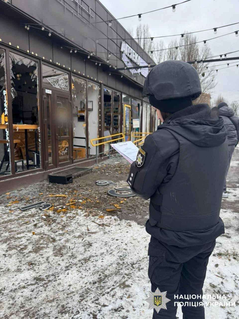 наслідки обстрілу Київщини, фото поліції