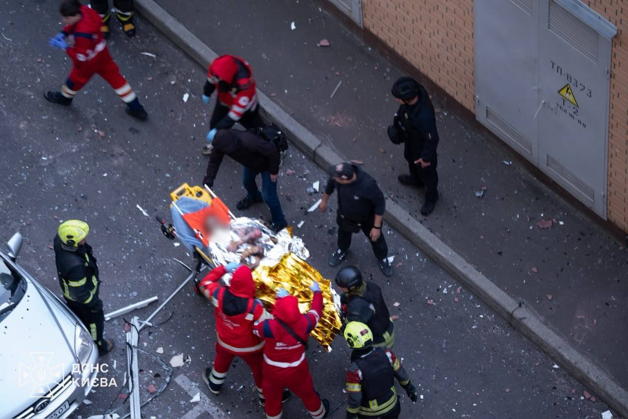 A person injured Photo: State Emergency Service of Ukraine