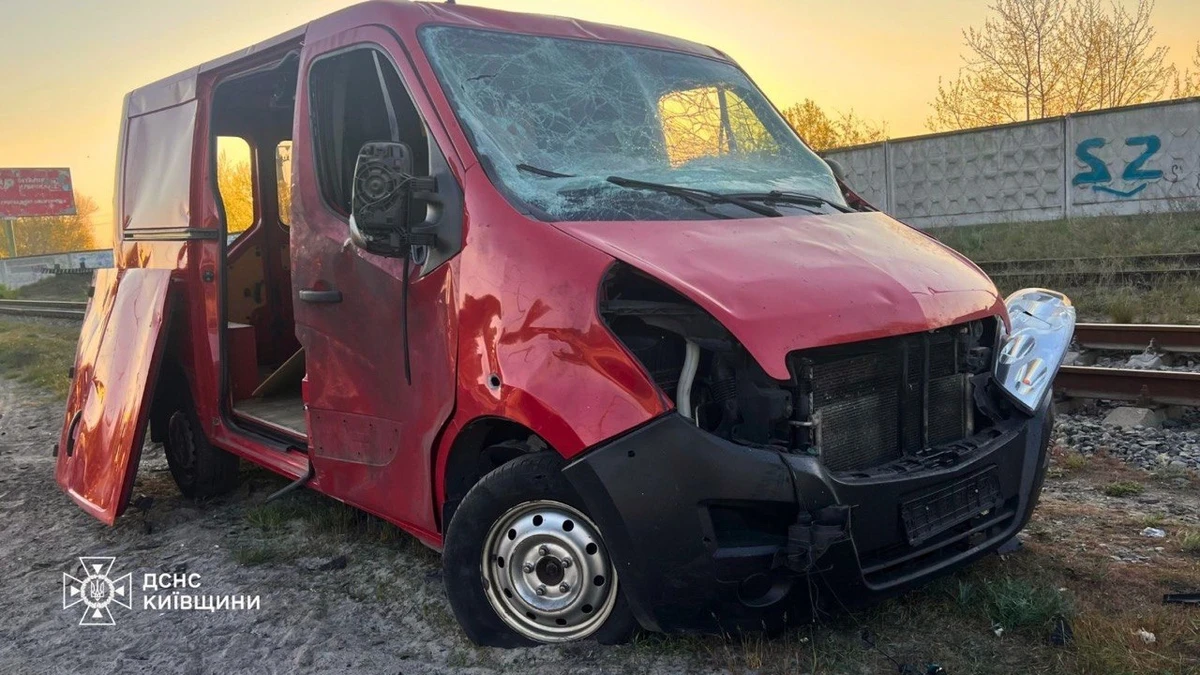 A damaged vehicle