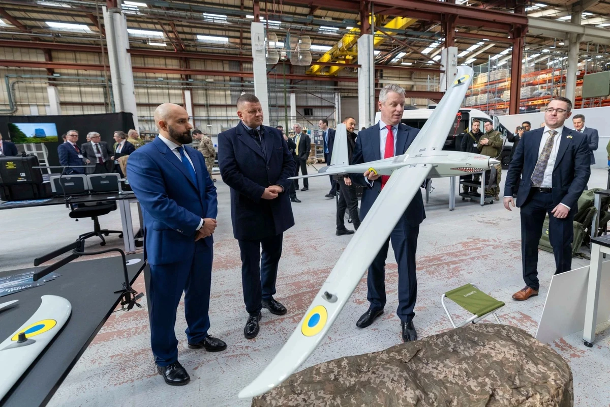 Zaluzhnyi at the plant in February 2026
