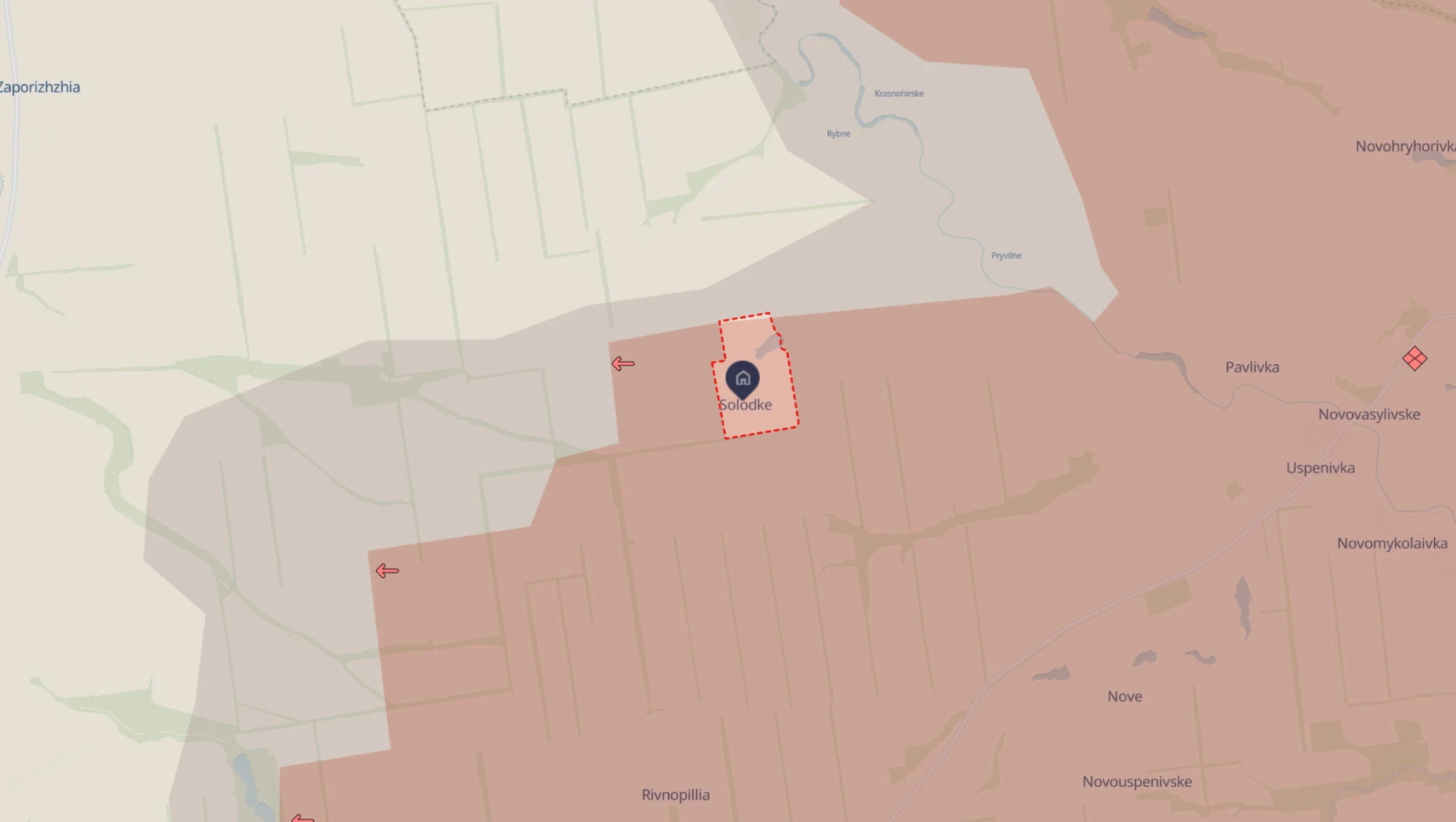 Solodke on the DeepState map