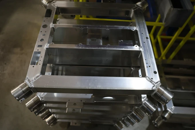Unassembled drone frames