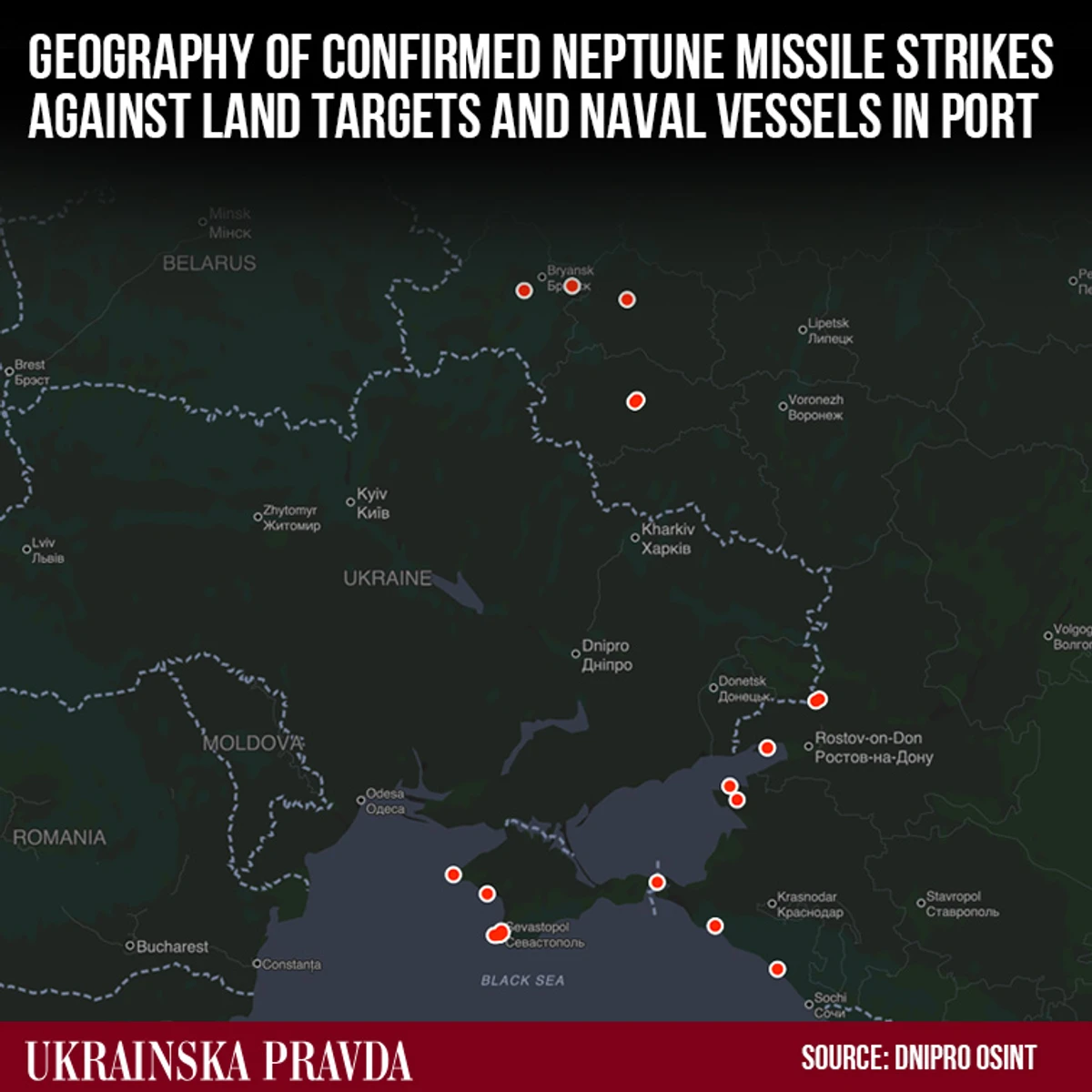 Geography of the strikes