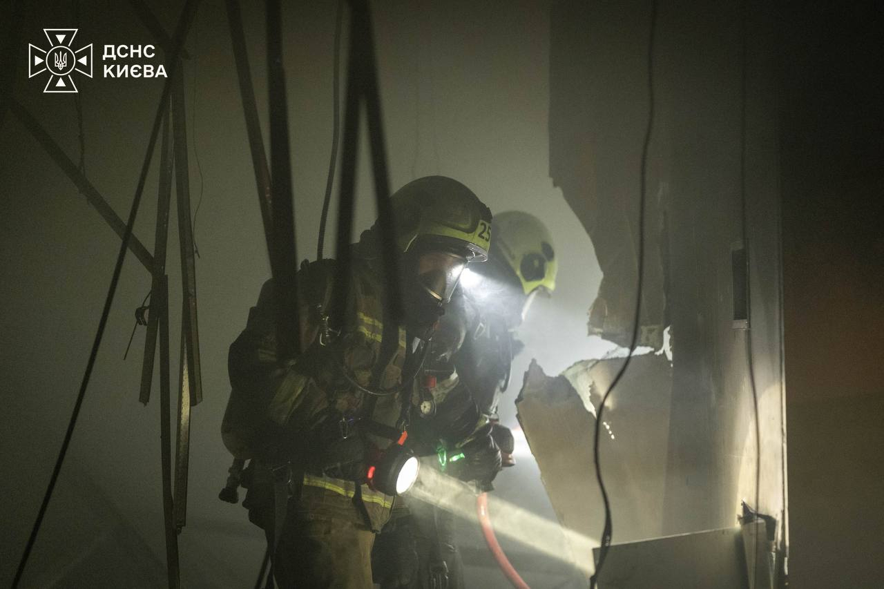 Rescue workers Photo: State Emergency Service of Ukraine in Kyiv