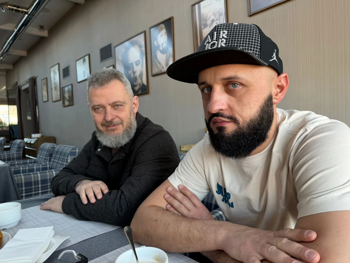 Founders of Gurzuf Defence (left to right): Pavlo Feldblium and Oleh Hynda