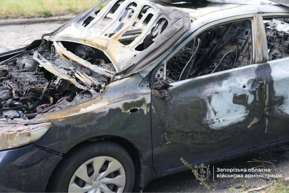 The aftermath of the Russian attack on Zaporizhzhia